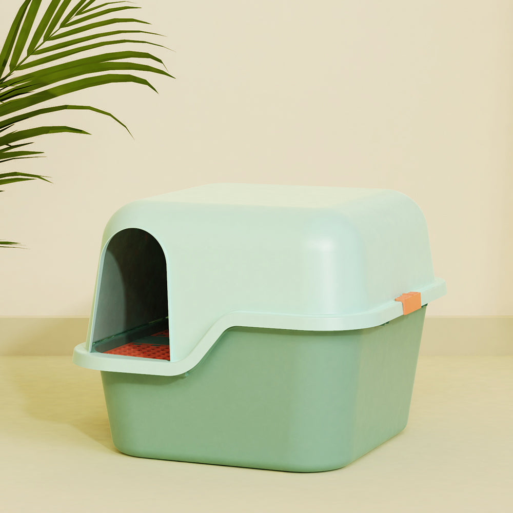One For Pets - Cubox Cat Litter Box (Include Litter Scoop)
