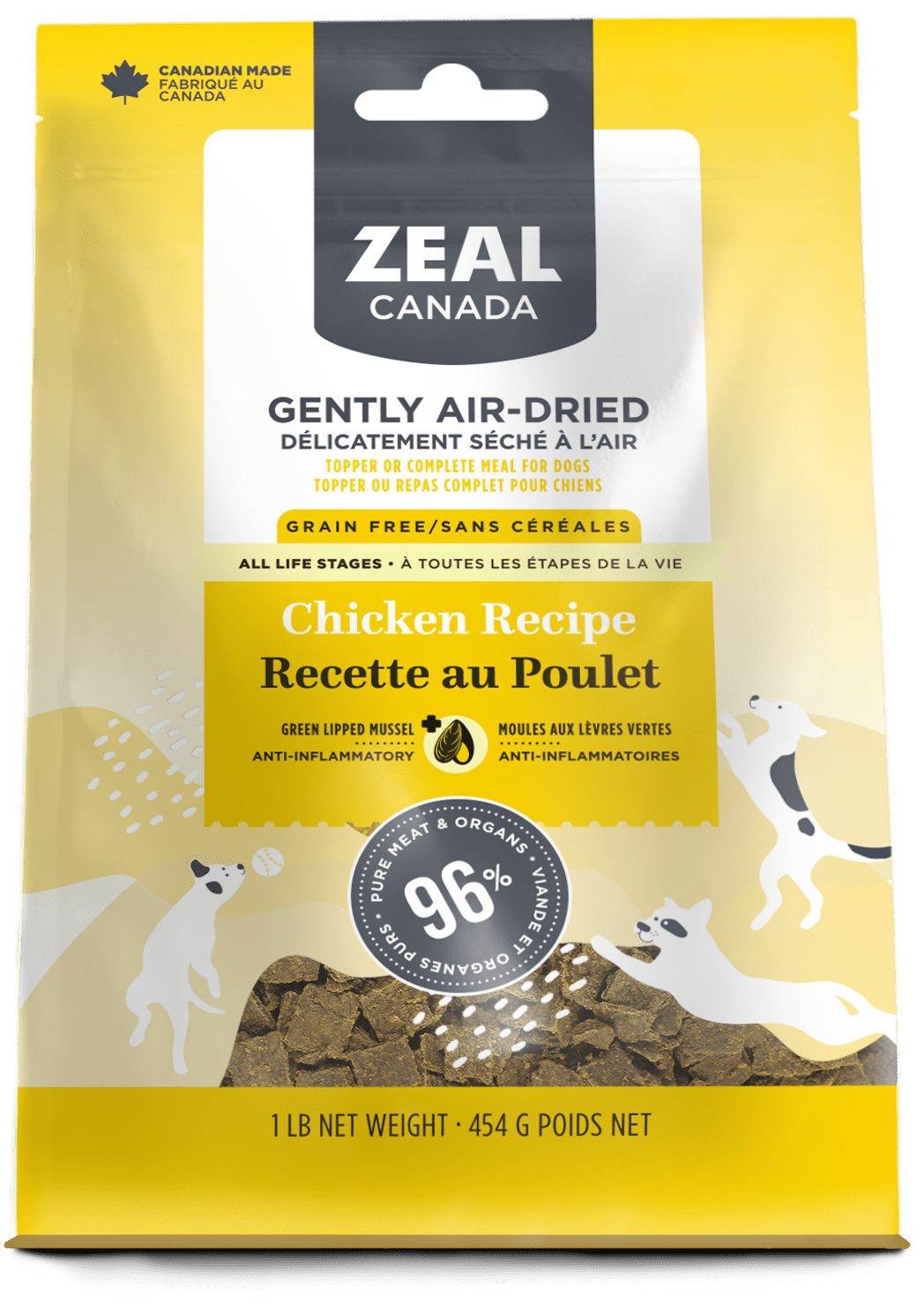 Zeal Canada - Gently Air-Dried Chicken for Dogs