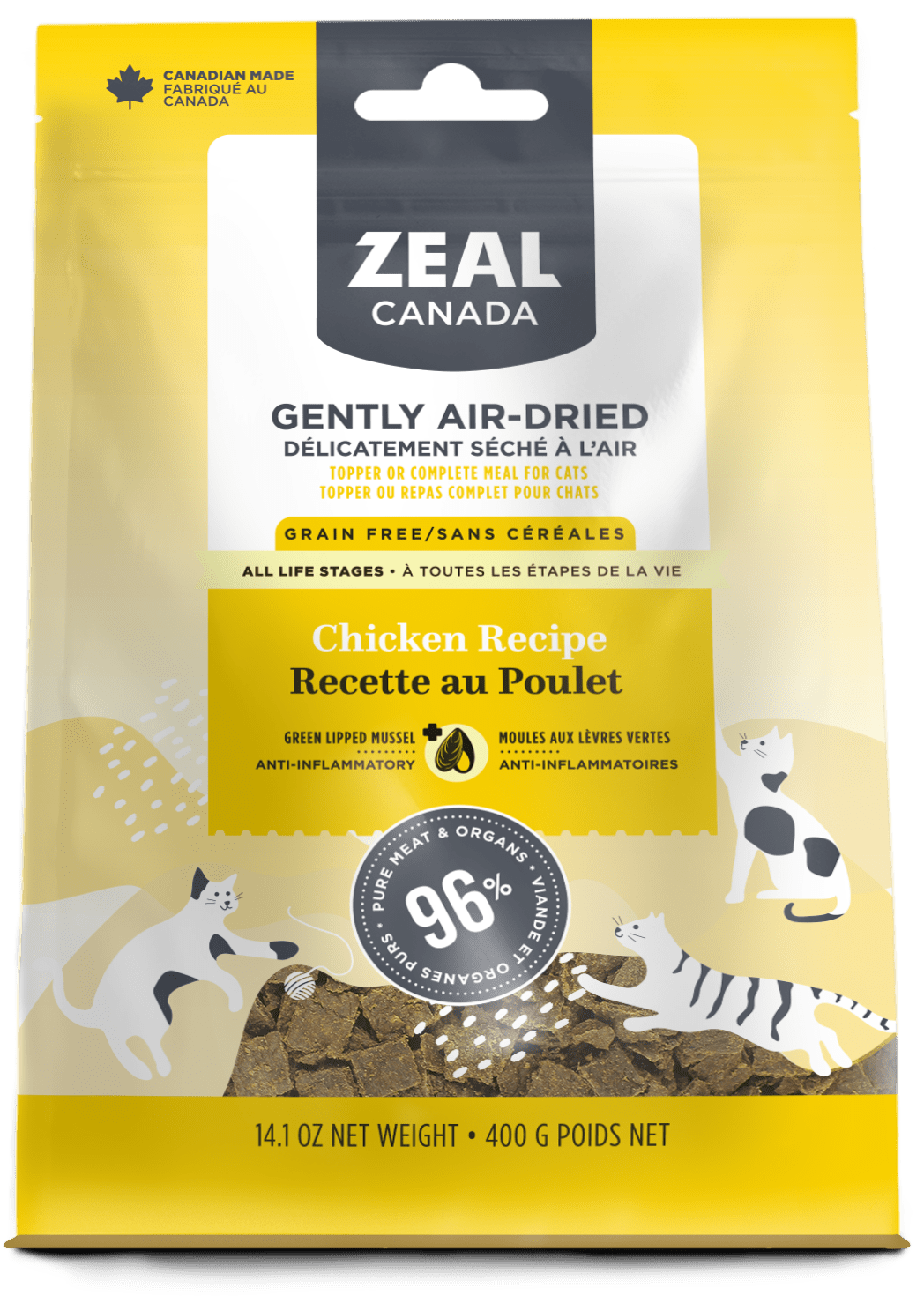Zeal Canada - Gently Air-Dried Chicken for Cats