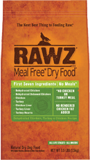 RAWZ - Meal-Free Dehydrated Chicken, Turkey & Chicken Recipe (Dry Dog Food)