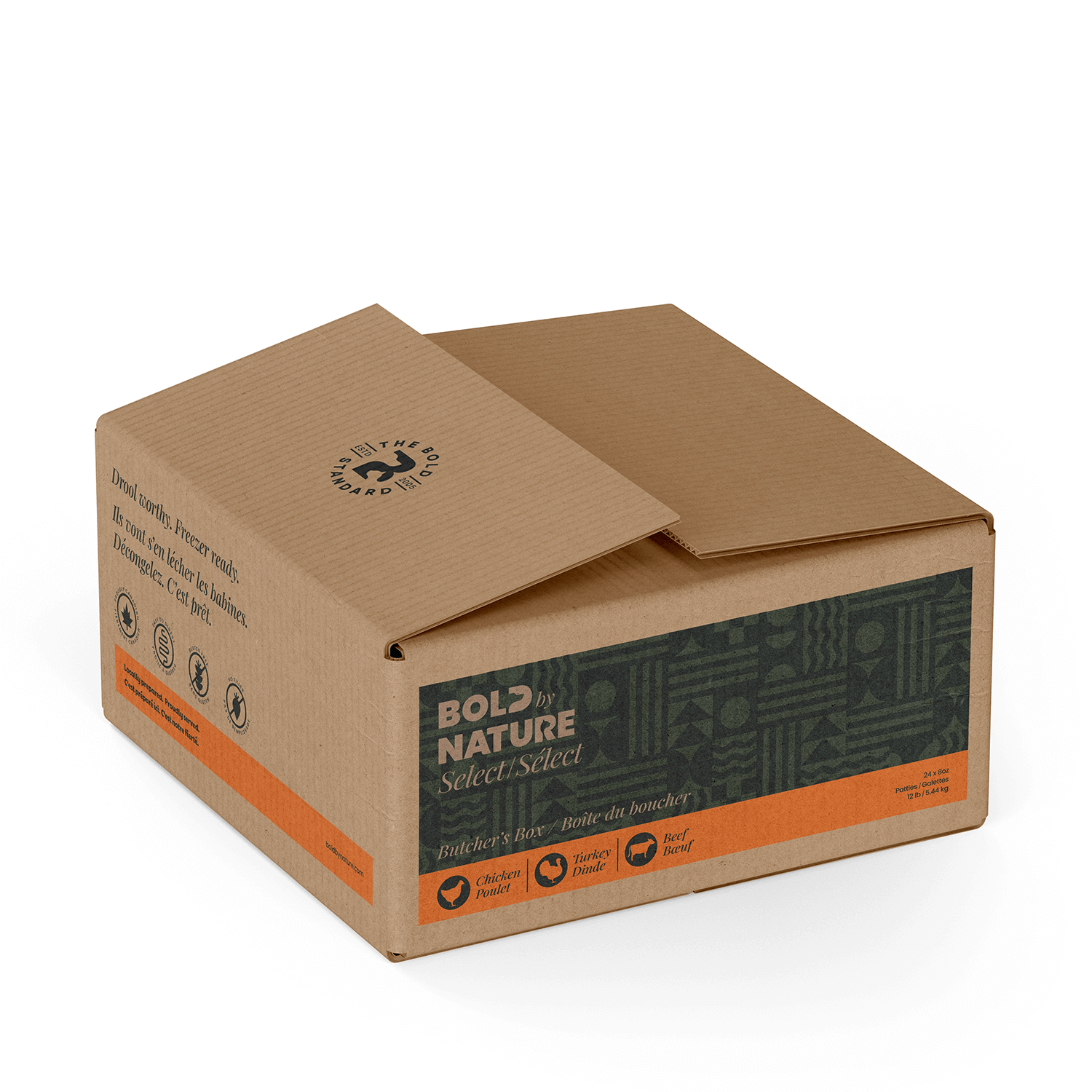 Bold by Nature (Bold Raw) - Chicken Butchers Box For Dogs - Frozen Product