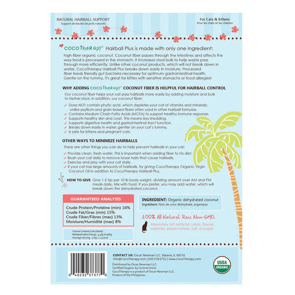 coco therapy - Organic Hairball Plus (For Cats)