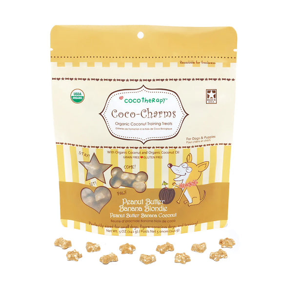 coco therapy - Training Treats - Peanut Butter Banana Blondie (For Dogs)