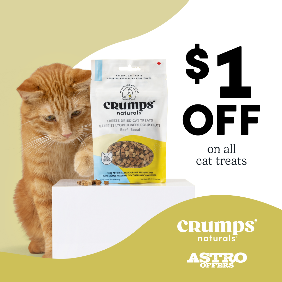 Crumps' Naturals $1 OFF Cat Treats