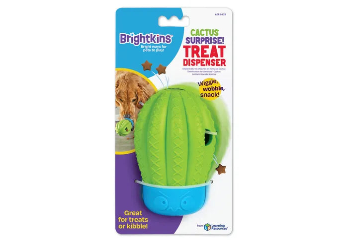 Brightkins - Cactus Surprise! Treat Dispenser (For Dogs)