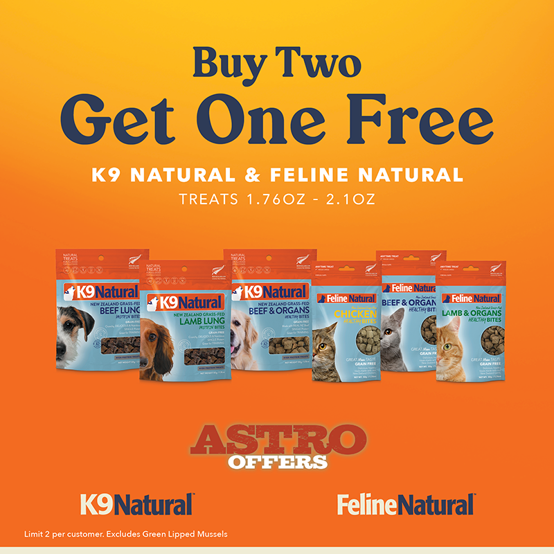 K9 & Feline Natural | Buy 2 Get 1 Free - December