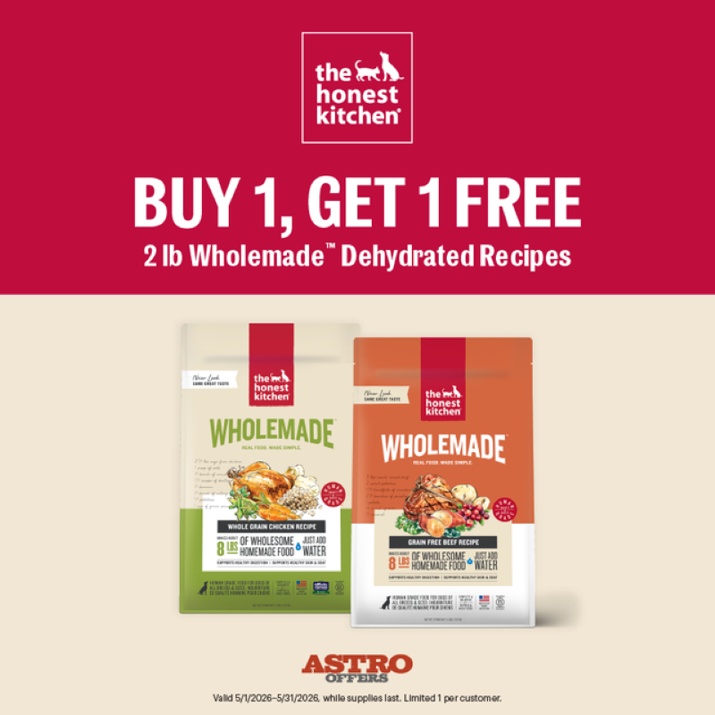 The Honest Kitchen | Buy 1 Get 1 Free - May