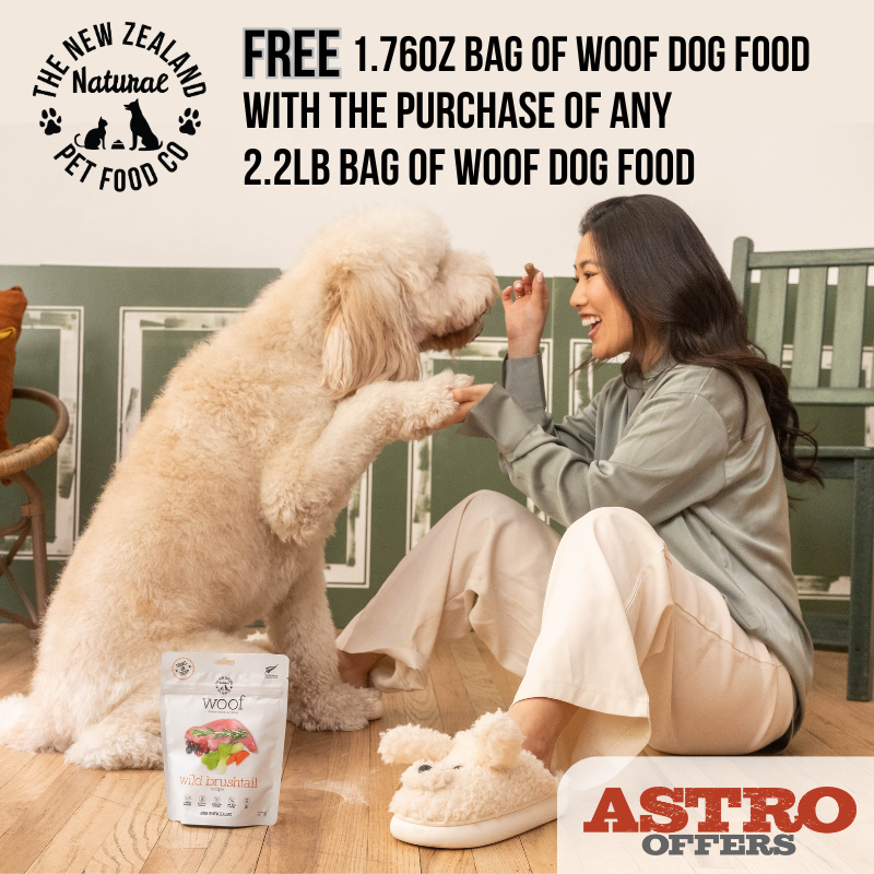 Woof | Free Travel Size Food - March