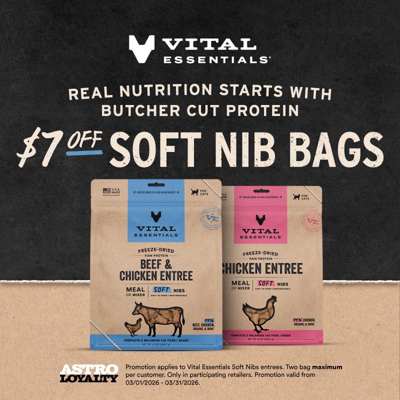 Vital Essentials | $7 OFF - March