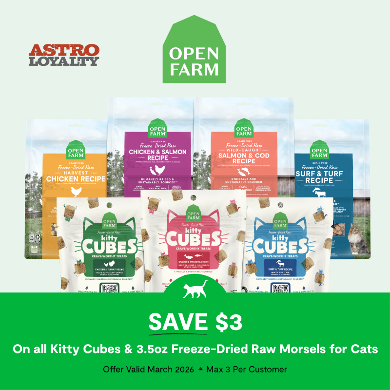 Open Farm | $3 OFF - March