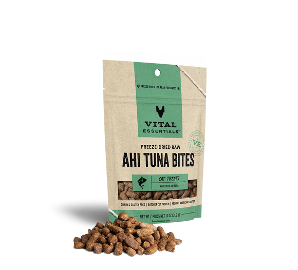 Vital Essentials (VE) - Freeze-Dried Ahi Tuna Treats (For Cats)