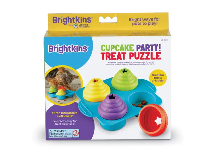 Brightkins - Cupcake Party! Treat Puzzle (For Dogs)