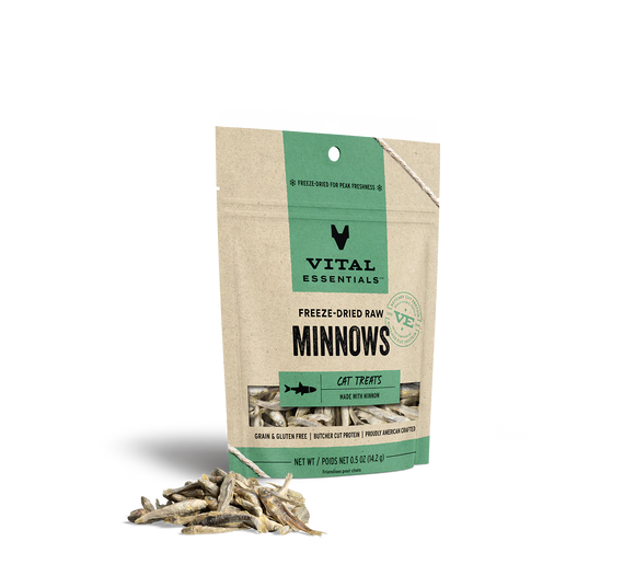 Vital Essentials (VE) - Freeze-Dried Minnows Treats (For Cats)