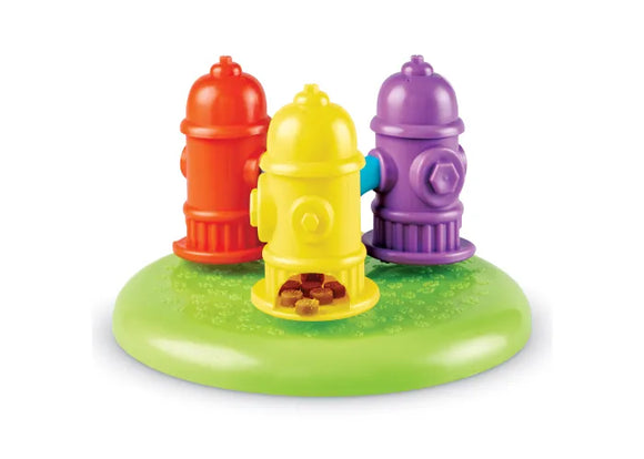 Brightkins - Spinning Hydrants Treat Puzzle (For Dogs)