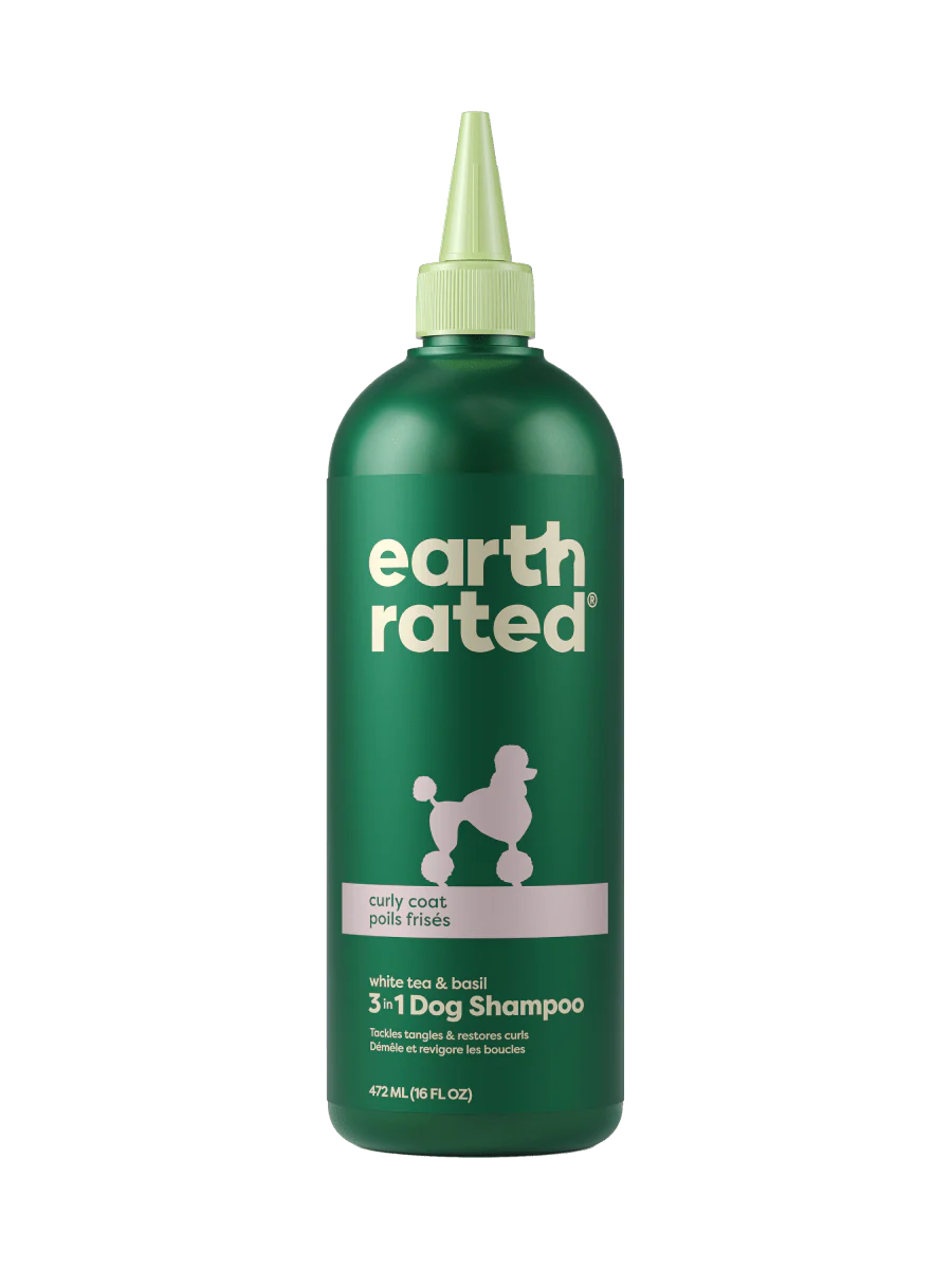 earth rated - Curly Coat 3-in-1 Dog Shampoo