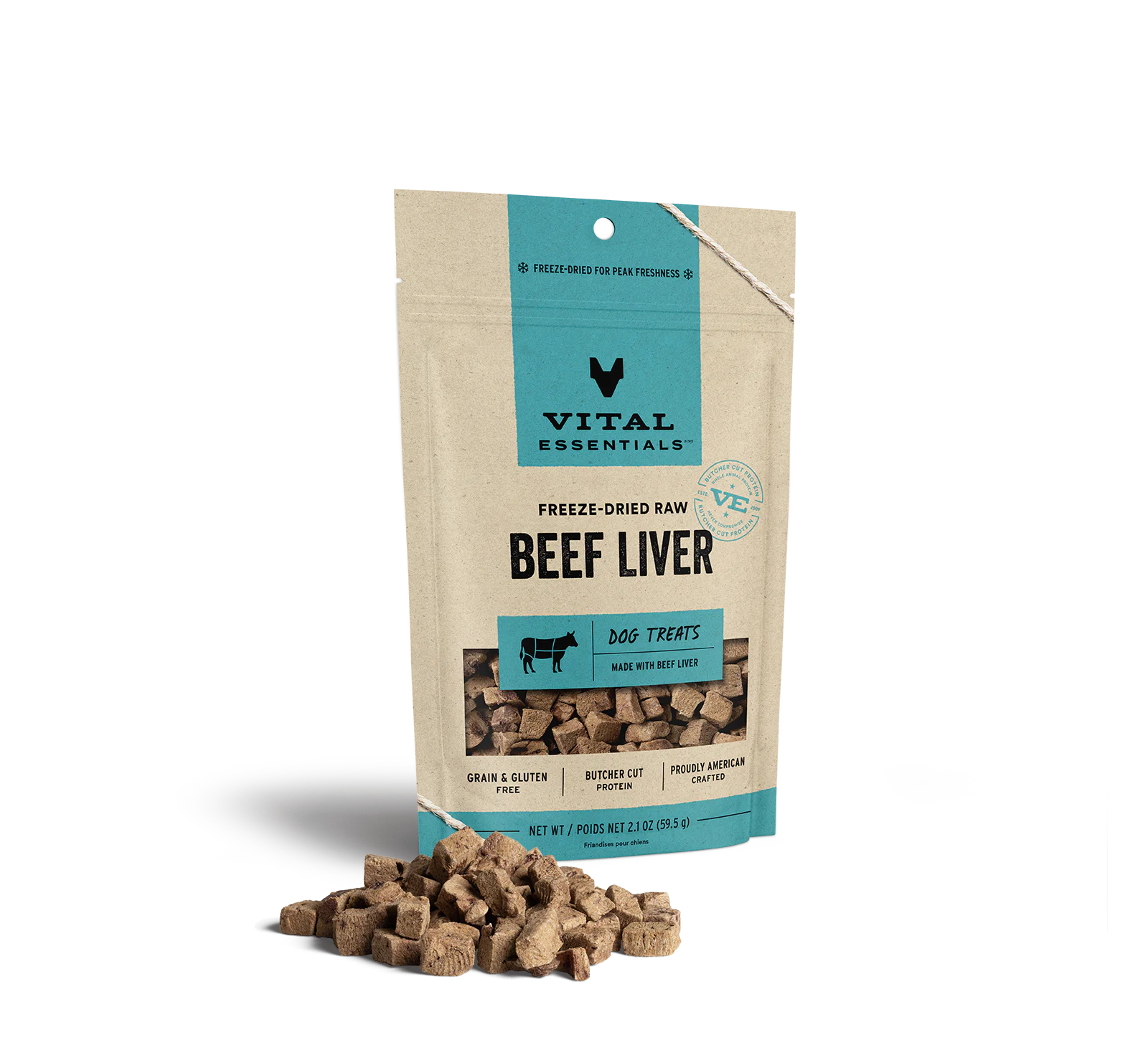 Vital Essentials (VE) - Freeze-Dried Beef Liver Treats (For Dogs)