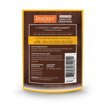 Instinct - Healthy Cravings - Real Chicken Recipe (For Dogs)
