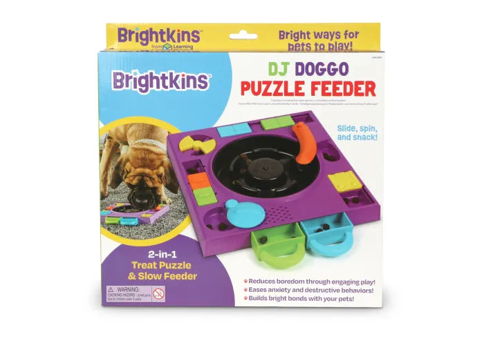 Brightkins - DJ Doggo Puzzle Feeder (For Dogs)