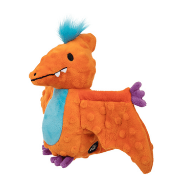 GoDog Dinos Percy Pterodactyl Plush Dog Toy