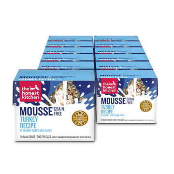 The Honest Kitchen Grain Free Turkey Mousse in Goat's Milk box