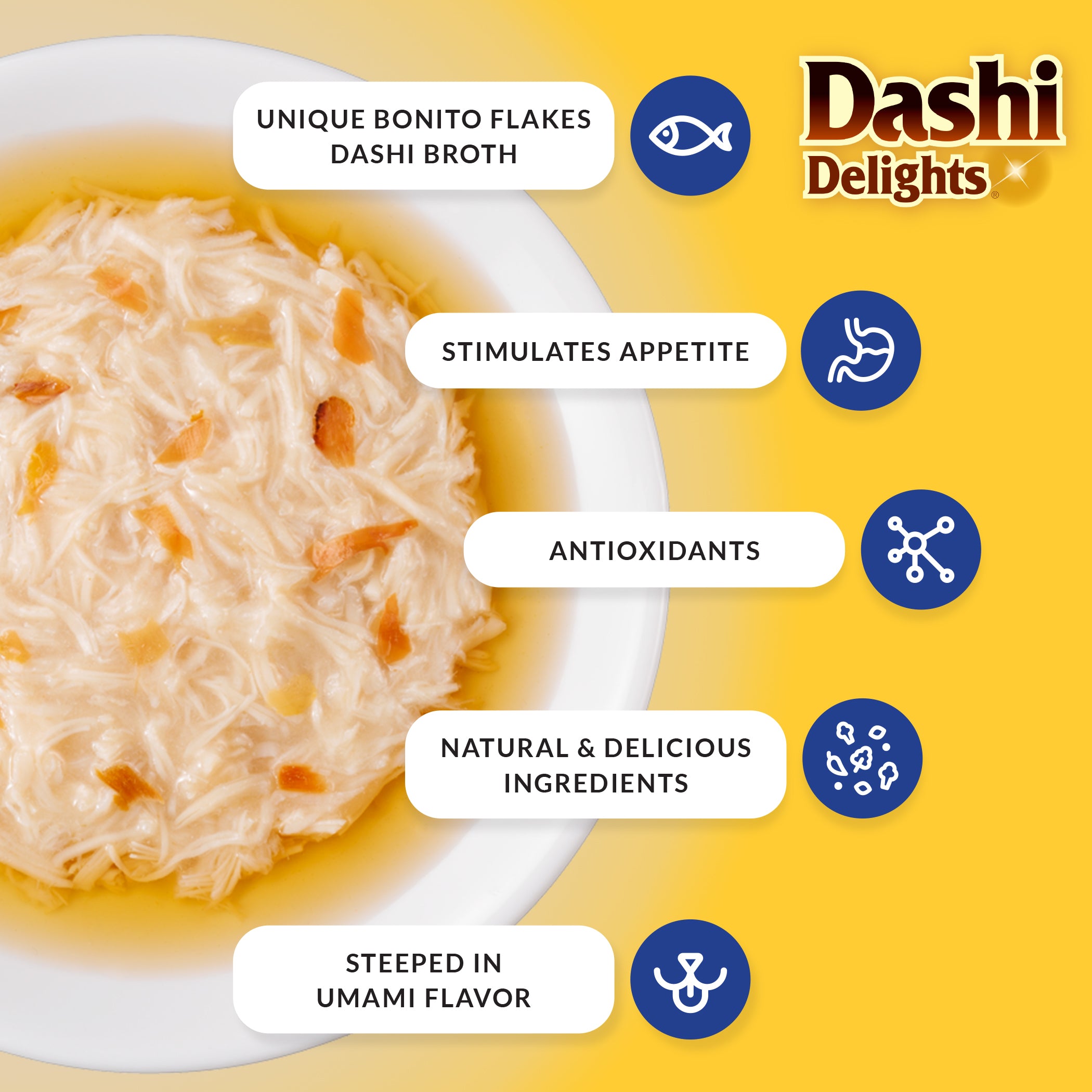 Inaba - Dashi Delights - Chicken & Bonito Flakes Recipe (For Cats)