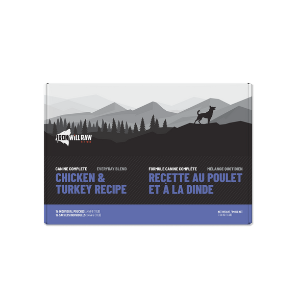 Iron Will Raw Everyday Blend Chicken & Turkey 16 lb