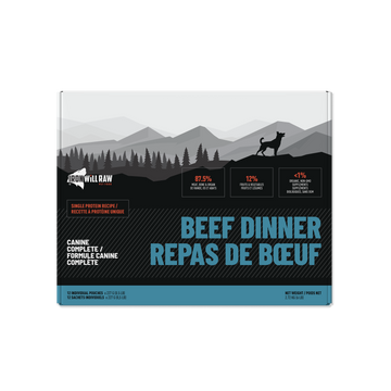 Iron Will Raw Canine Complete Beef Single Protein 6 lb