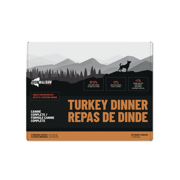 Iron Will Raw Canine Complete Turkey Single Protein 6 lb