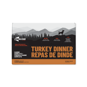 Iron Will Raw Canine Complete Turkey Single Protein 12 lb