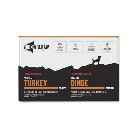 Iron Will Raw Original Dinner Turkey 12 lb