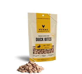 Vital Essentials (VE) -  Freeze-Dried Duck Bites Treats (For Dogs)