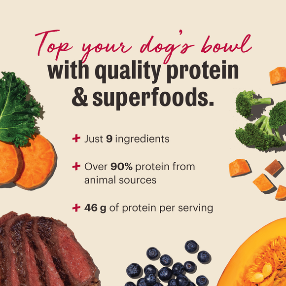 The Honest Kitchen Protein Plus+ Grain Free Beef Topper