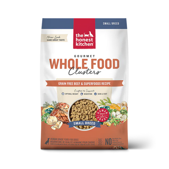 The Honest Kitchen - Whole Food Clusters - Grain Free Beef Small Breeds (Dry Dog Food)