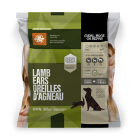 Big Country Raw - Lamb Ears (1lb) - Frozen Product