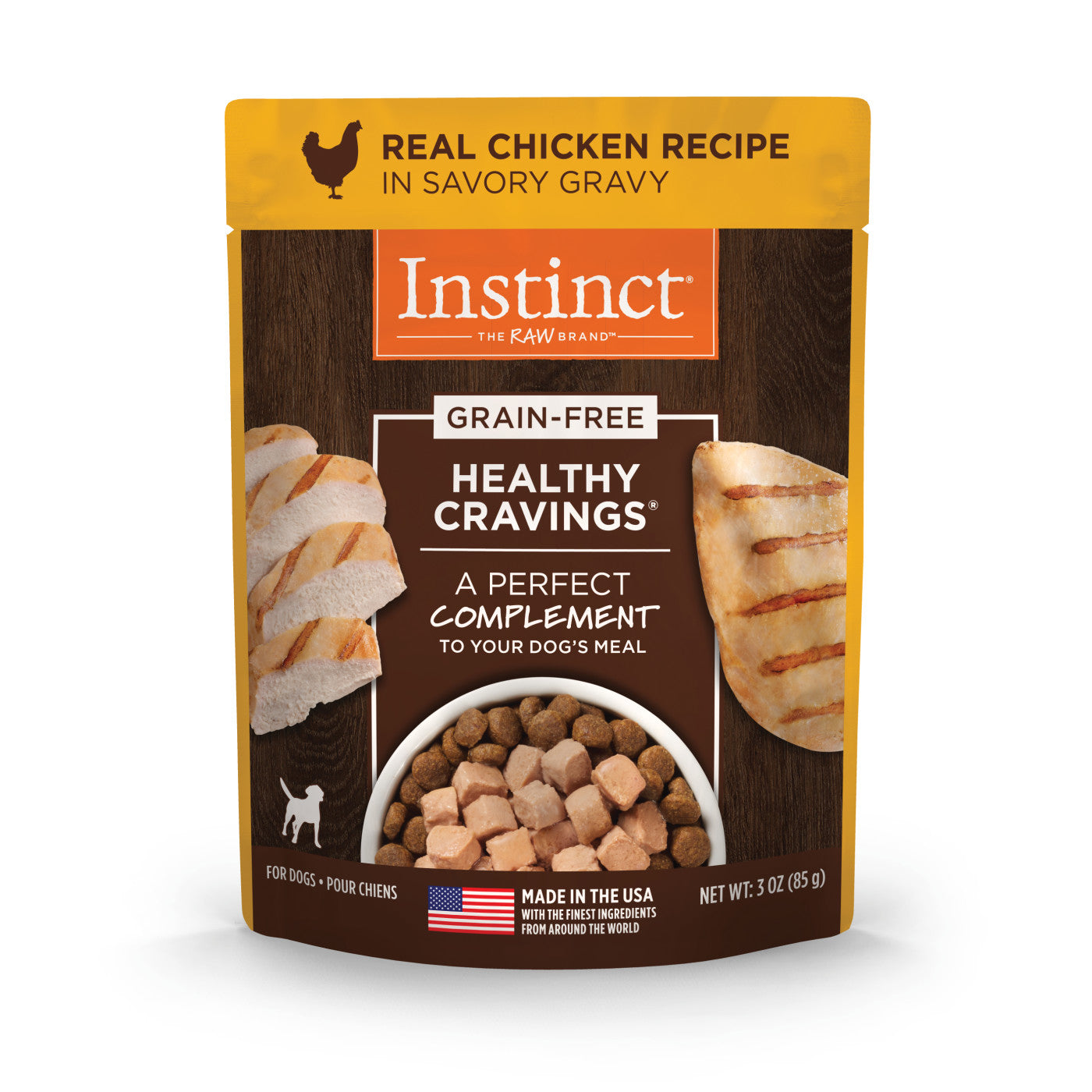 Instinct - Healthy Cravings - Real Chicken Recipe (For Dogs)