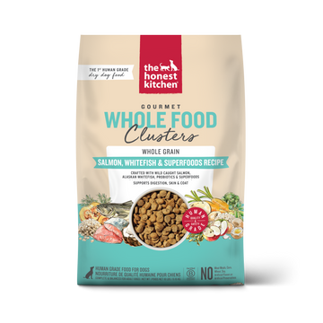 The Honest Kitchen Whole Grain Salmon & Whitefish Whole Food Clusters bag