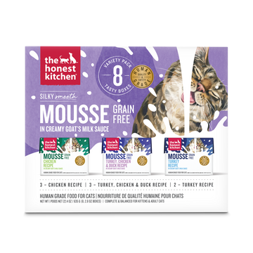 The Honest Kitchen Grain Free Mousse in Goat's Milk Variety Pack