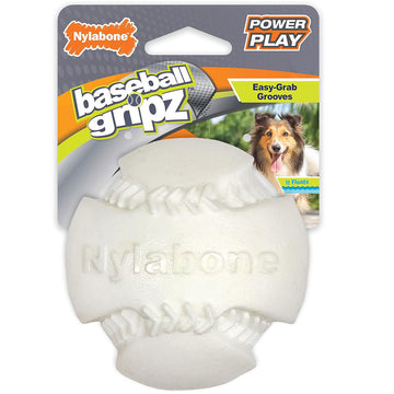 Nylabone Power Play Baseball Gripz dog toy