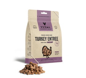 Vital Essentials (VE) - Mini Nibs - Freeze-Dried Turkey Entree (Dog Food)