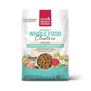 The Honest Kitchen Grain Free Salmon & Whitefish Whole Food Clusters bag