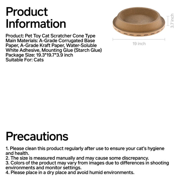 pidan - Cat Scratcher Board - Volcano