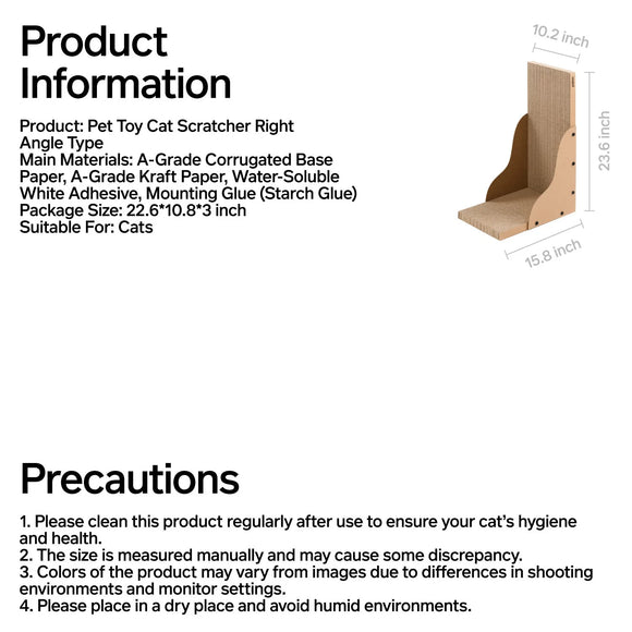 pidan - Cat Scratcher Board With Straight Angle