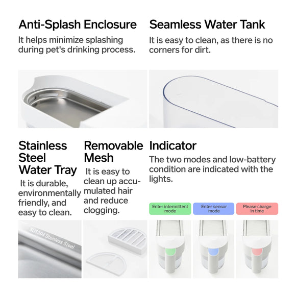 pidan - Cat Water Fountain Wireless Type