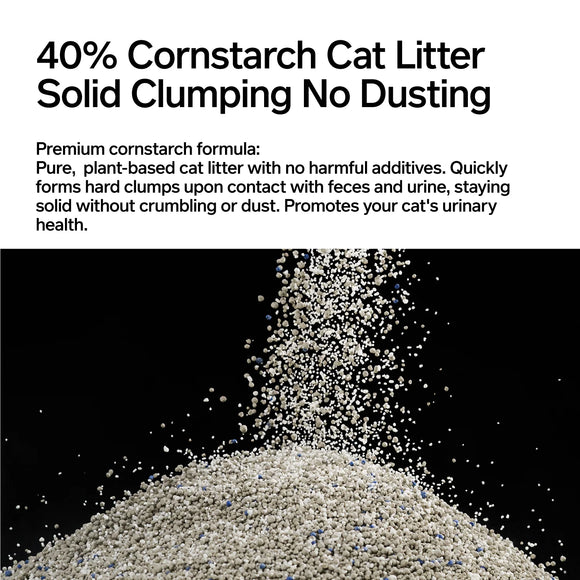 pidan - NEW! Cat Litter White-Jade (Corn Starch) & Bentonite Mix