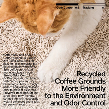 pidan Plant-Based Coffee Cat Litter made with recycled coffee grounds