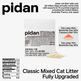 pidan - NEW! Tofu Bentonite Clay And Cassava Cat Litter