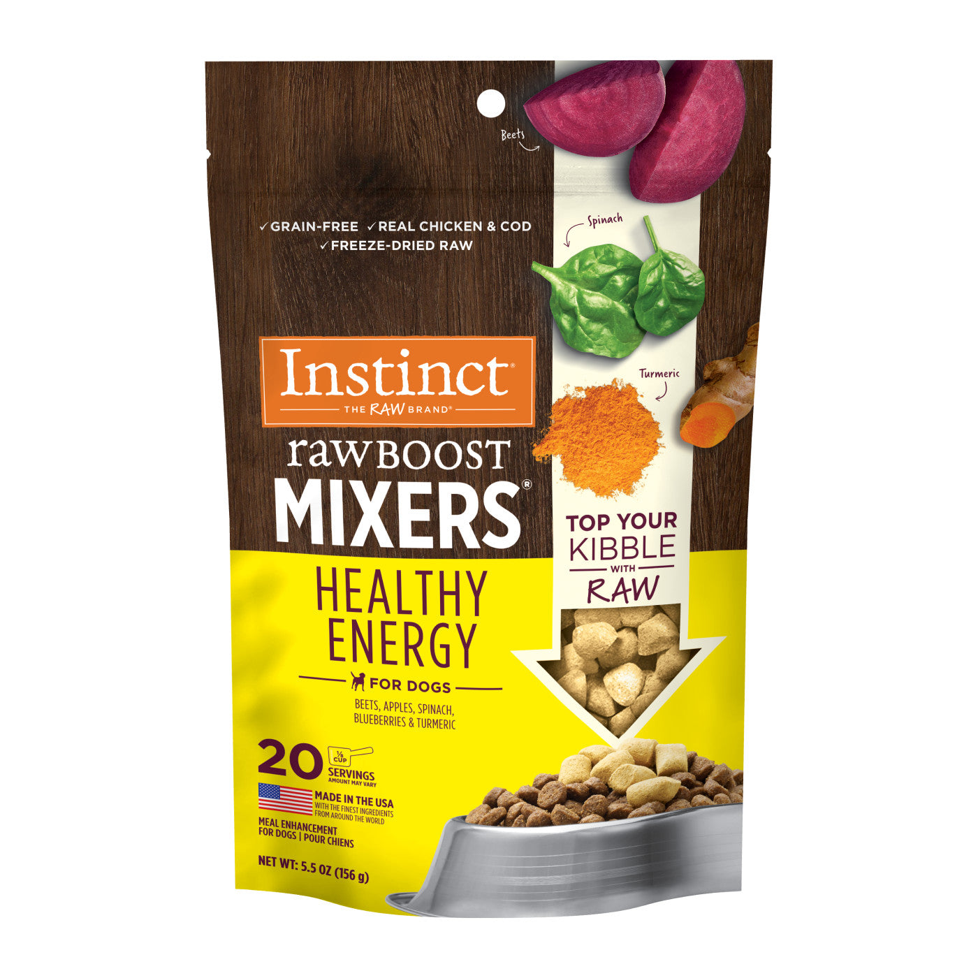 Instinct - Raw Boost Mixers - Healthy Energy (For Dogs)