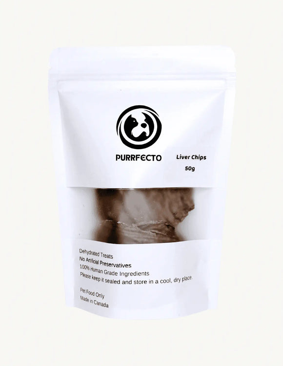 PURRFECTO - Dehydrated Liver Chips (For Both Dogs and Cats)