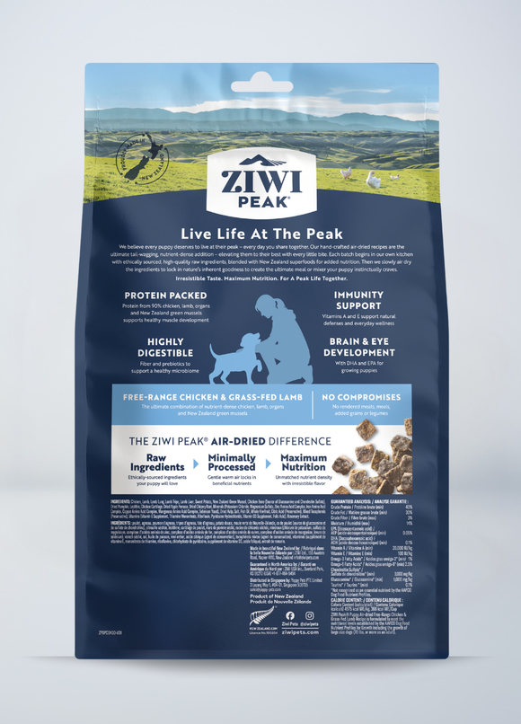 ZiwiPeak Air-Dried Chicken & Lamb Recipe for Puppies 2