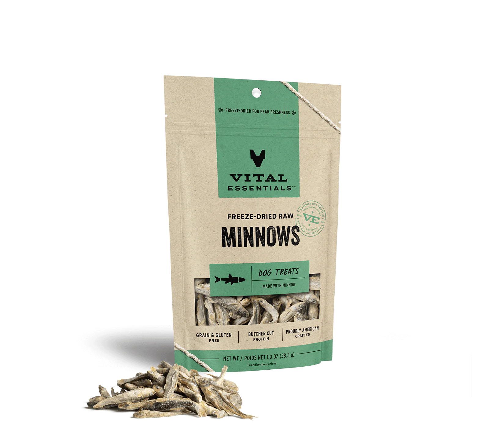 Vital Essentials (VE) -  Freeze-Dried Minnows Treats (For Dogs)